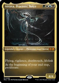 Atraxa, Praetors' Voice (Foil Etched) (98) [March of the Machine: Multiverse Legends]