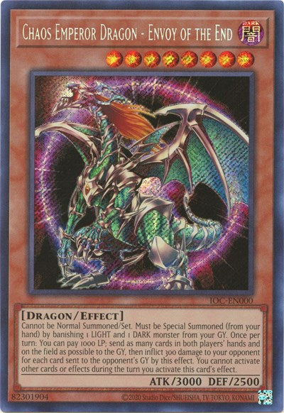 Chaos Emperor Dragon - Envoy of the End (IOC-EN000) [Invasion of Chaos (25th Anniversary Edition)]