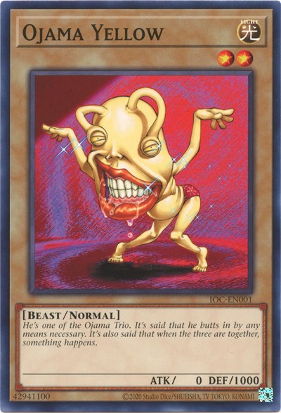 Ojama Yellow (IOC-EN001) [Invasion of Chaos (25th Anniversary Edition)]