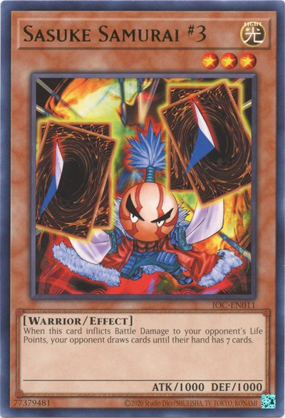 Sasuke Samurai #3 (IOC-EN011) [Invasion of Chaos (25th Anniversary Edition)]