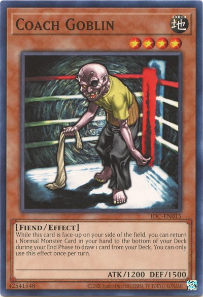 Coach Goblin (IOC-EN015) [Invasion of Chaos (25th Anniversary Edition)]