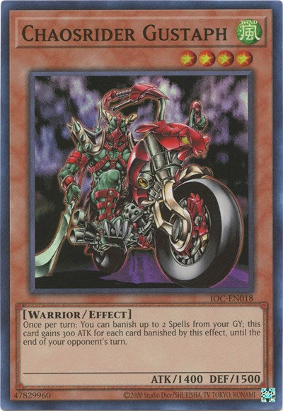 Chaosrider Gustaph (IOC-EN018) [Invasion of Chaos (25th Anniversary Edition)]
