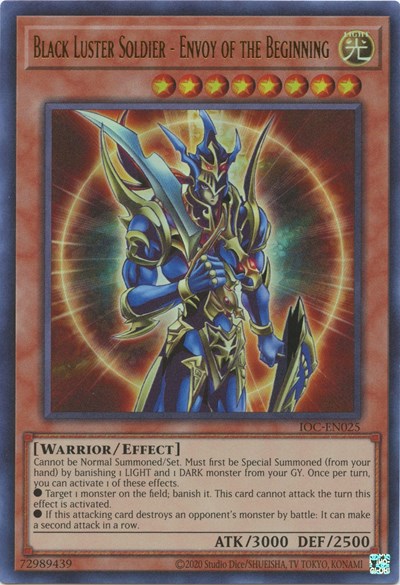 Black Luster Soldier - Envoy of the Beginning (IOC-EN025) [Invasion of Chaos (25th Anniversary Edition)]