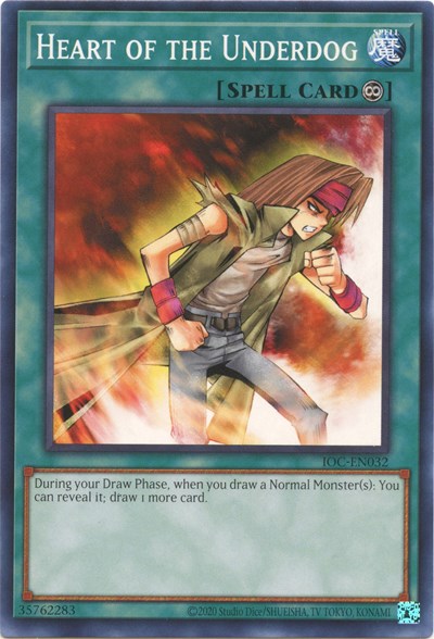 Heart of the Underdog (IOC-EN032) [Invasion of Chaos (25th Anniversary Edition)]