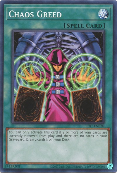 Chaos Greed (IOC-EN038) [Invasion of Chaos (25th Anniversary Edition)]