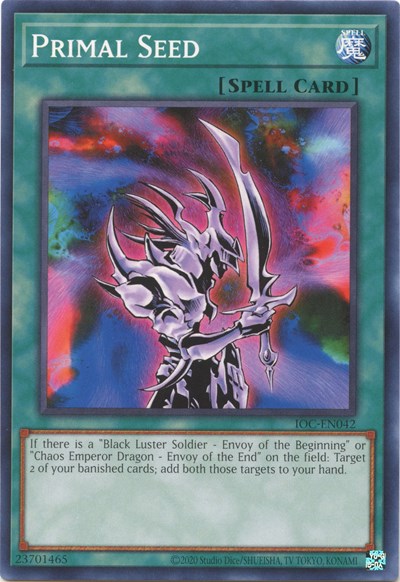 Primal Seed (IOC-EN042) [Invasion of Chaos (25th Anniversary Edition)]
