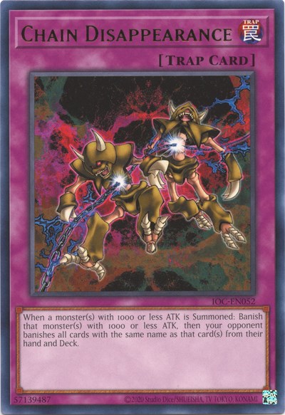 Chain Disappearance (IOC-EN052) [Invasion of Chaos (25th Anniversary Edition)]