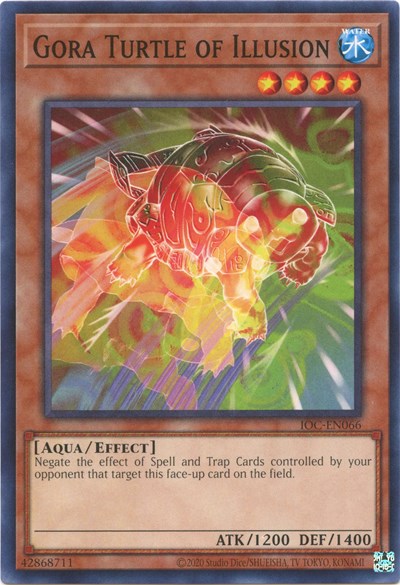 Gora Turtle of Illusion (IOC-EN066) [Invasion of Chaos (25th Anniversary Edition)]