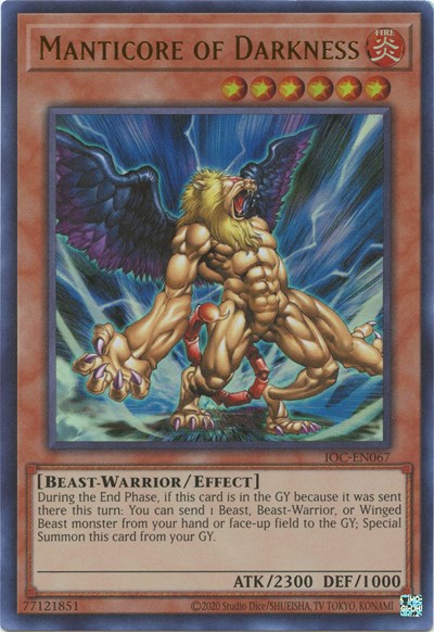 Manticore of Darkness (IOC-EN067) [Invasion of Chaos (25th Anniversary Edition)]