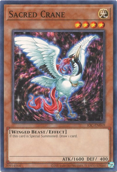 Sacred Crane (IOC-EN069) [Invasion of Chaos (25th Anniversary Edition)]