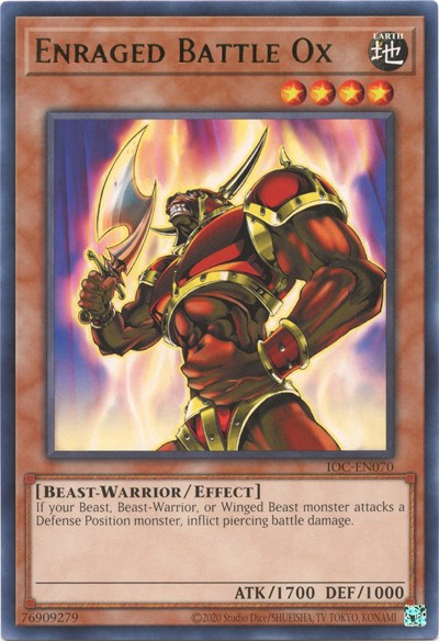 Enraged Battle Ox (IOC-EN070) [Invasion of Chaos (25th Anniversary Edition)]