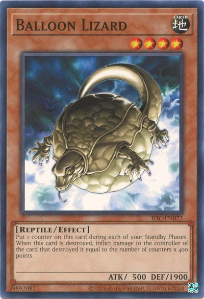 Balloon Lizard (IOC-EN072) [Invasion of Chaos (25th Anniversary Edition)]