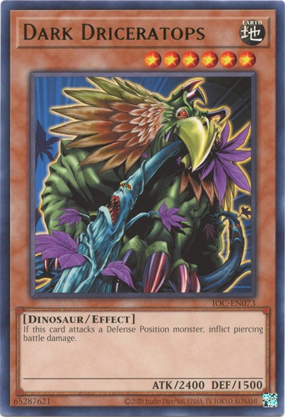 Dark Driceratops (IOC-EN073) [Invasion of Chaos (25th Anniversary Edition)]