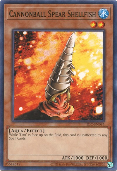 Cannonball Spear Shellfish (IOC-EN085) [Invasion of Chaos (25th Anniversary Edition)]