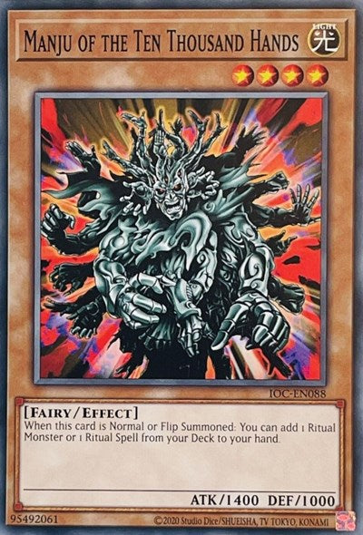 Manju of the Ten Thousand Hands (IOC-EN088) [Invasion of Chaos (25th Anniversary Edition)]