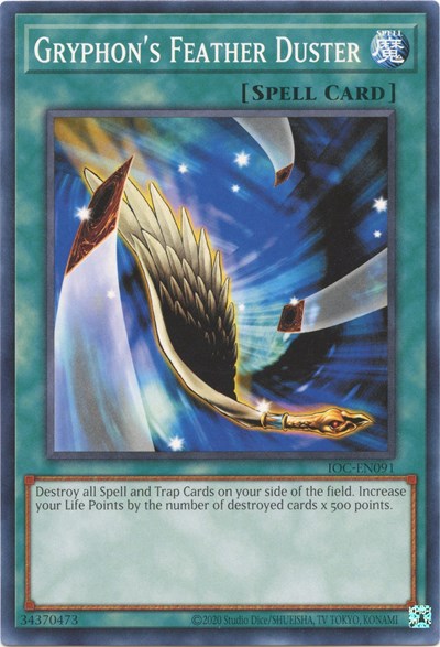 Gryphon's Feather Duster (IOC-EN091) [Invasion of Chaos (25th Anniversary Edition)]