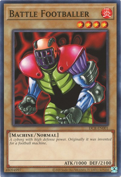 Battle Footballer (DCR-EN001) [Dark Crisis (25th Anniversary Edition)]