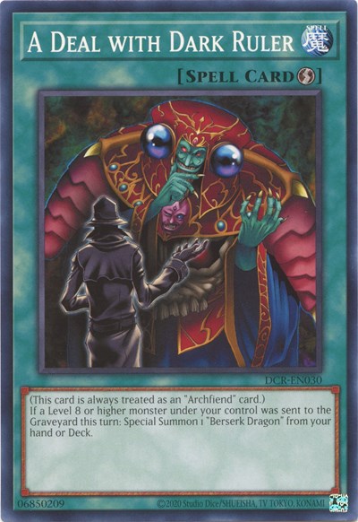 A Deal with Dark Ruler (DCR-EN030) [Dark Crisis (25th Anniversary Edition)]