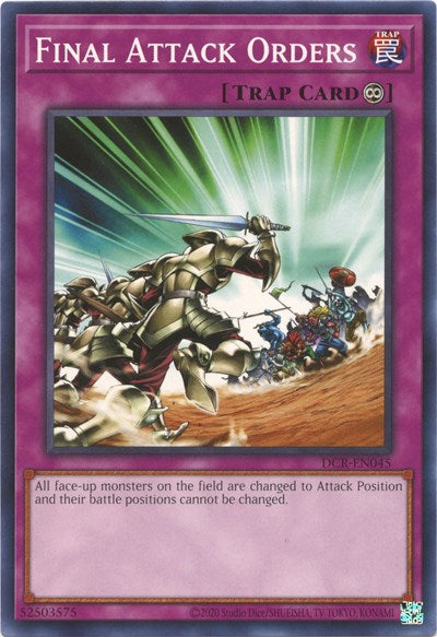 Final Attack Orders (DCR-EN045) [Dark Crisis (25th Anniversary Edition)]