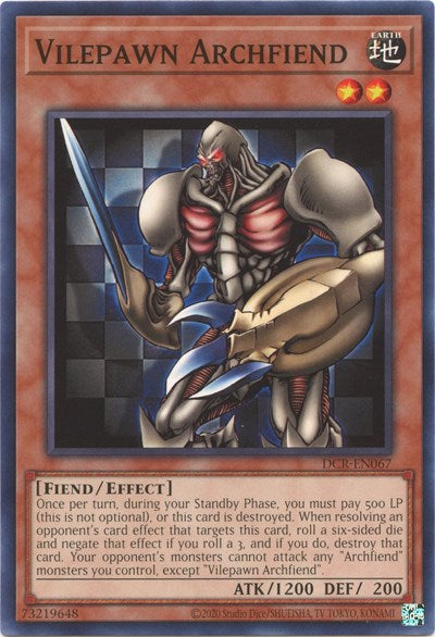 Vilepawn Archfiend (DCR-EN067) [Dark Crisis (25th Anniversary Edition)]