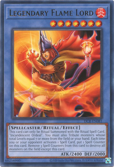 Legendary Flame Lord (DCR-EN081) [Dark Crisis (25th Anniversary Edition)]