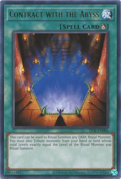 Contract with the Abyss (DCR-EN086) [Dark Crisis (25th Anniversary Edition)]