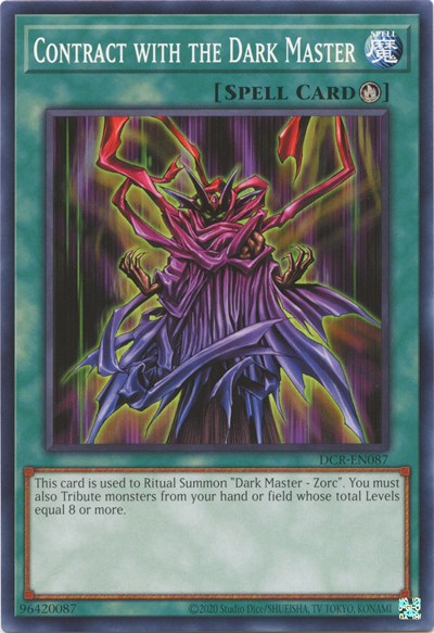 Contract with the Dark Master (DCR-EN087) [Dark Crisis (25th Anniversary Edition)]