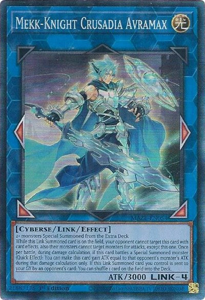 Mekk-Knight Crusadia Avramax (CR) (MAZE-EN054) [Maze of Memories]