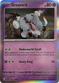 Greavard - 105/198 (Mirage Holo) (105/198) [Miscellaneous Cards & Products]
