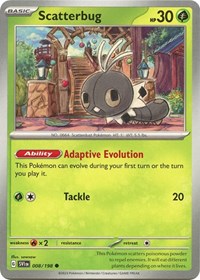 Scatterbug (008/198) [SV01: Scarlet & Violet Base Set]