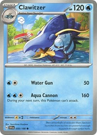 Clawitzer (050/198) [SV01: Scarlet & Violet Base Set]