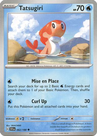 Tatsugiri 062/198  - Reverse Holofoil SV01 Scarlet & Violet Base Set - Uncommon