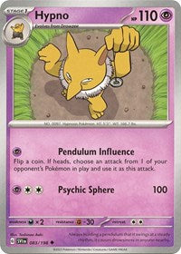 Hypno (083/198) [SV01: Scarlet & Violet Base Set]