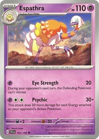 Espathra (103/198) [SV01: Scarlet & Violet Base Set]