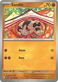 Sandile - 115/198 (115/198) [SV01: Scarlet & Violet Base Set]