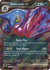 Toxicroak ex - 131/198 (131/198) [SV01: Scarlet & Violet Base Set]