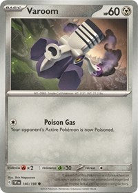 Varoom - 140/198 (140/198) [SV01: Scarlet & Violet Base Set]