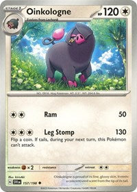 Oinkologne (157/198) [SV01: Scarlet & Violet Base Set]