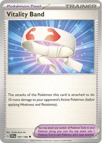 Vitality Band (197/198) [SV01: Scarlet & Violet Base Set]