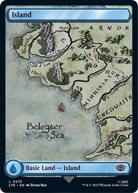 Island (0275) (275) [Universes Beyond: The Lord of the Rings: Tales of Middle-earth]