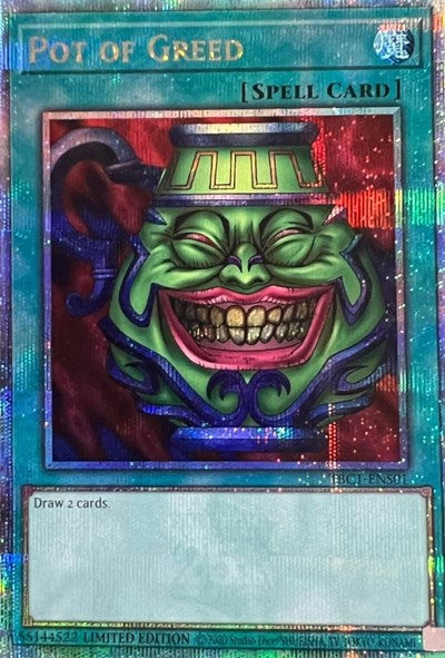 Pot of Greed (Quarter Century Secret Rare) (TBC1-ENS01) [The Pot Collection]