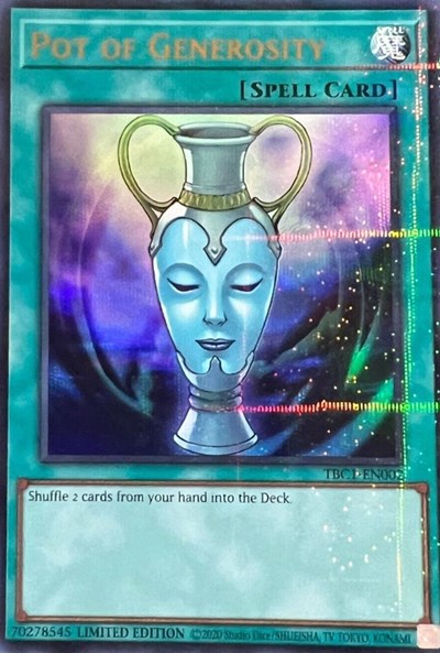 Pot of Generosity (TBC1-EN002) [The Pot Collection]