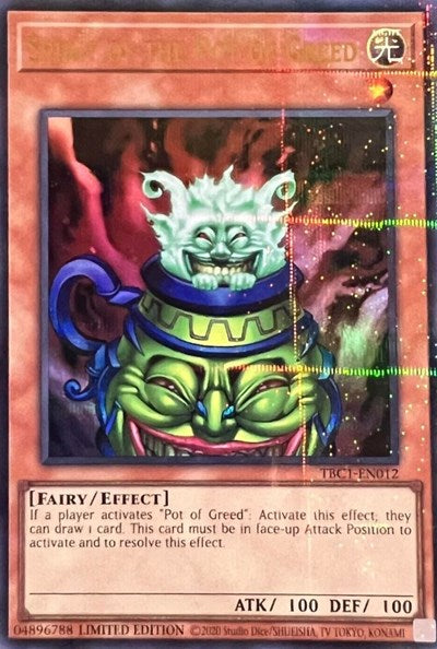 Spirit of the Pot of Greed (TBC1-EN012) [The Pot Collection]