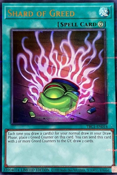Shard of Greed (TBC1-EN014) [The Pot Collection]