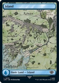 Island (0274) (274) [Universes Beyond: The Lord of the Rings: Tales of Middle-earth]
