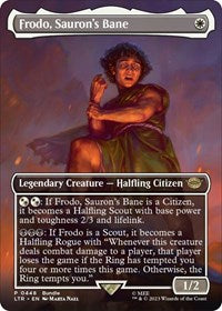 Frodo, Sauron's Bane (Borderless) (LTR Bundle) (448) [Unique and Miscellaneous Promos]