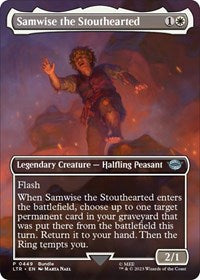 Samwise the Stouthearted (Borderless) (LTR Bundle) (449) [Unique and Miscellaneous Promos]