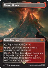 Mount Doom (Borderless) (343) [Universes Beyond: The Lord of the Rings: Tales of Middle-earth]
