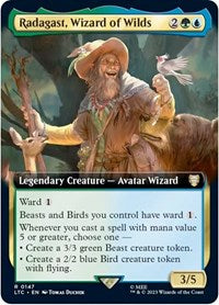 Radagast, Wizard of Wilds (Extended Art) (147) [Commander: The Lord of the Rings: Tales of Middle-earth]