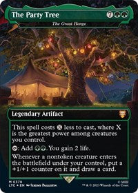 The Party Tree - The Great Henge (Surge Foil) (378) [Commander: The Lord of the Rings: Tales of Middle-earth]
